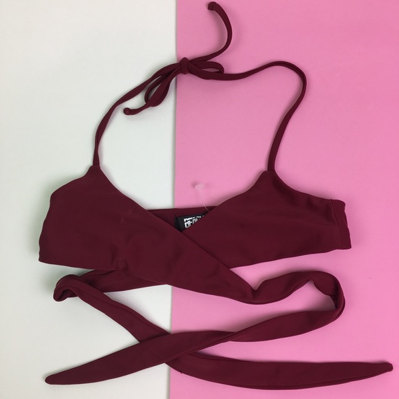 Beach Riot Other - NEW Beach Riot For Free People Wrap Bikini Top
